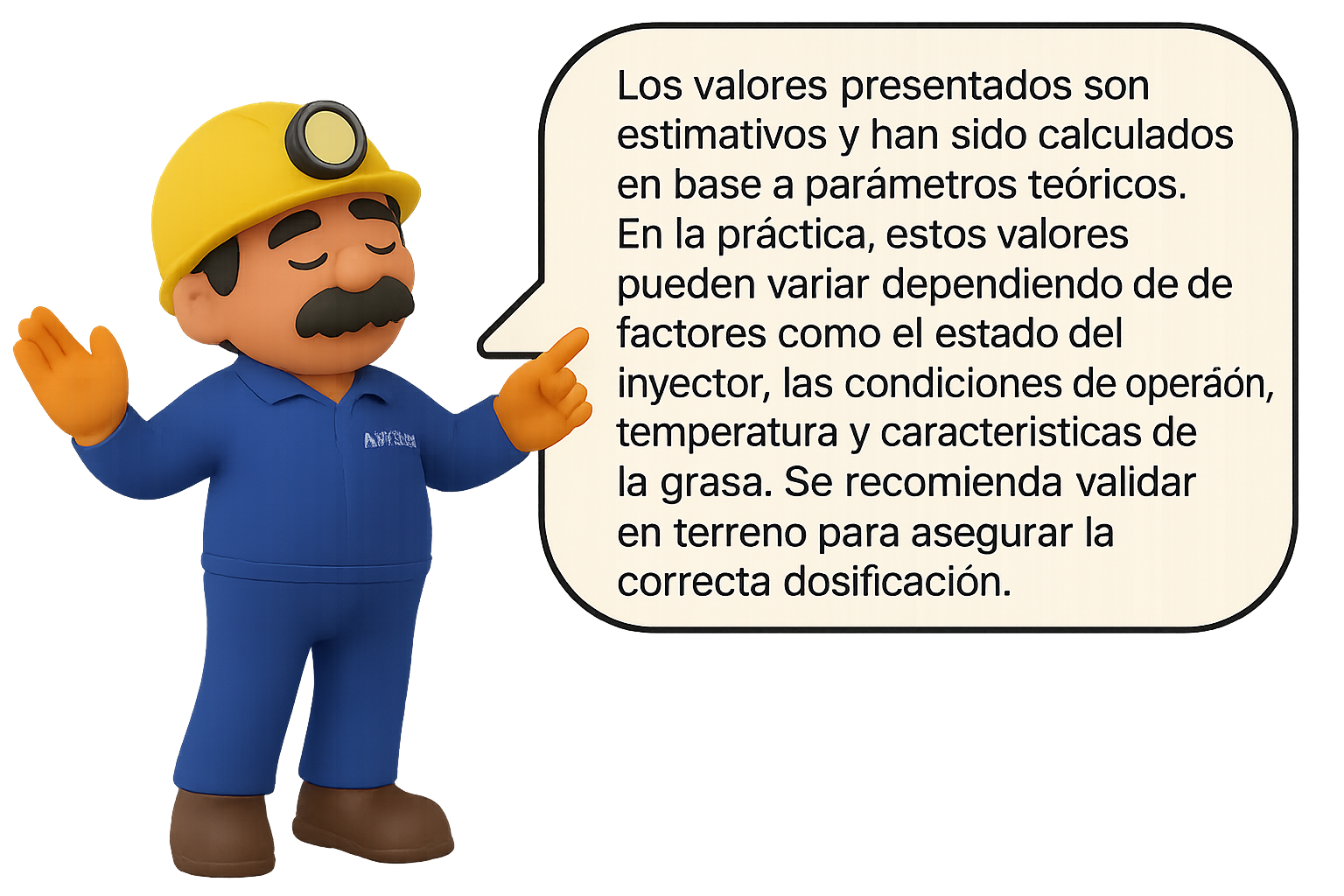 Lubeardo comentando sobre los datos